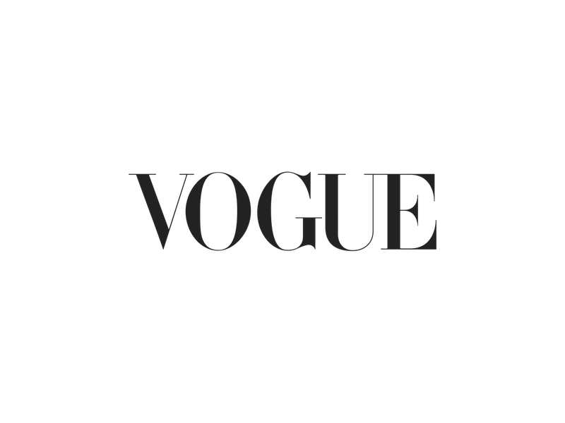 Logo for Vogue magazine.