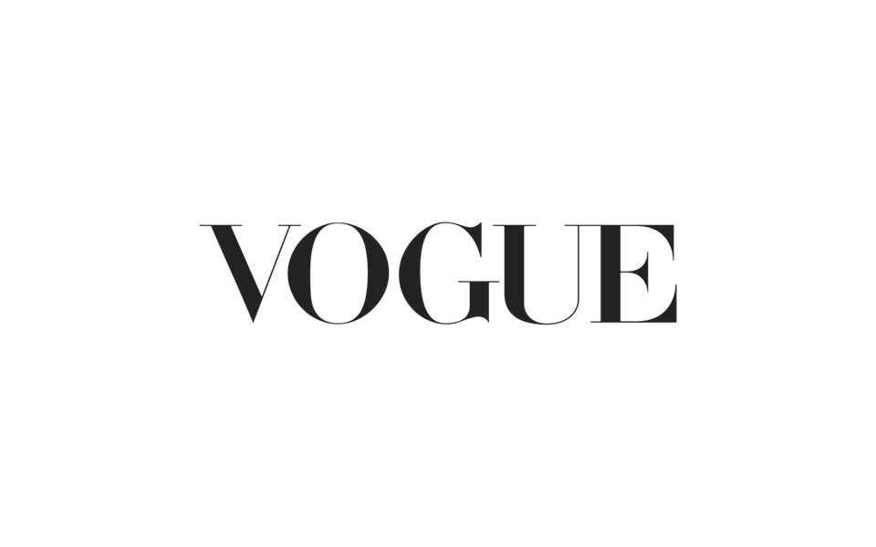 Logo for Vogue magazine.